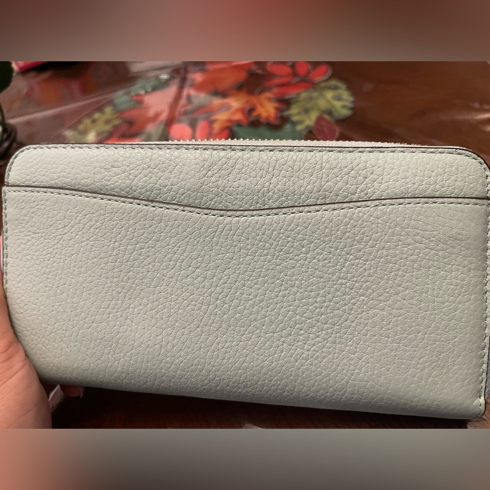 Kate Spade Light Green Leather Wallet - Picture 3 of 6